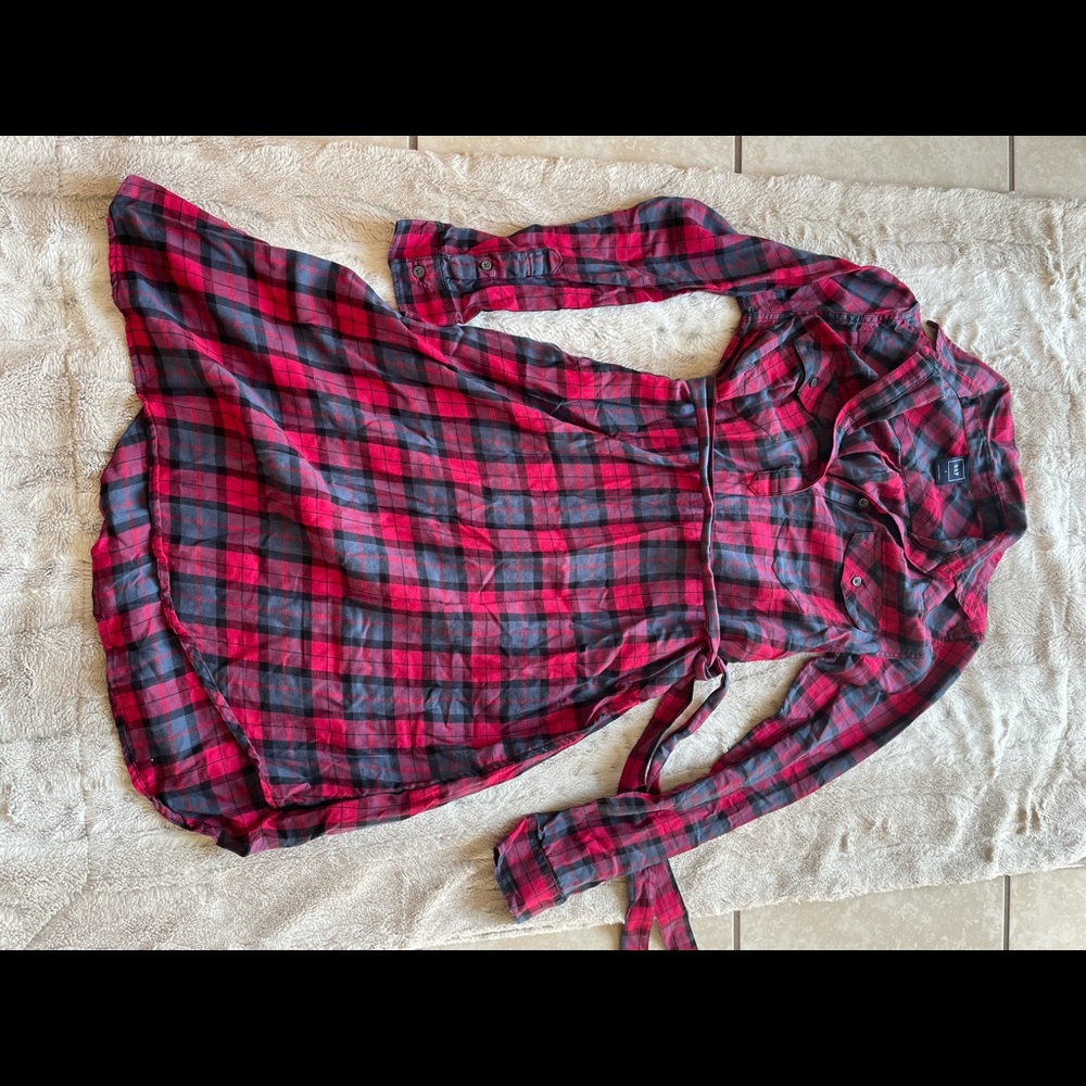 Gap Maternity Plaid Dress